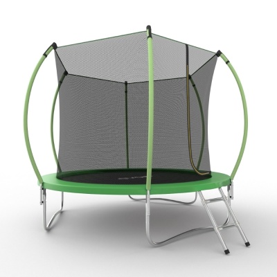 Батут с внутренней сеткой и лестницей EVO JUMP Internal 8ft (Green)